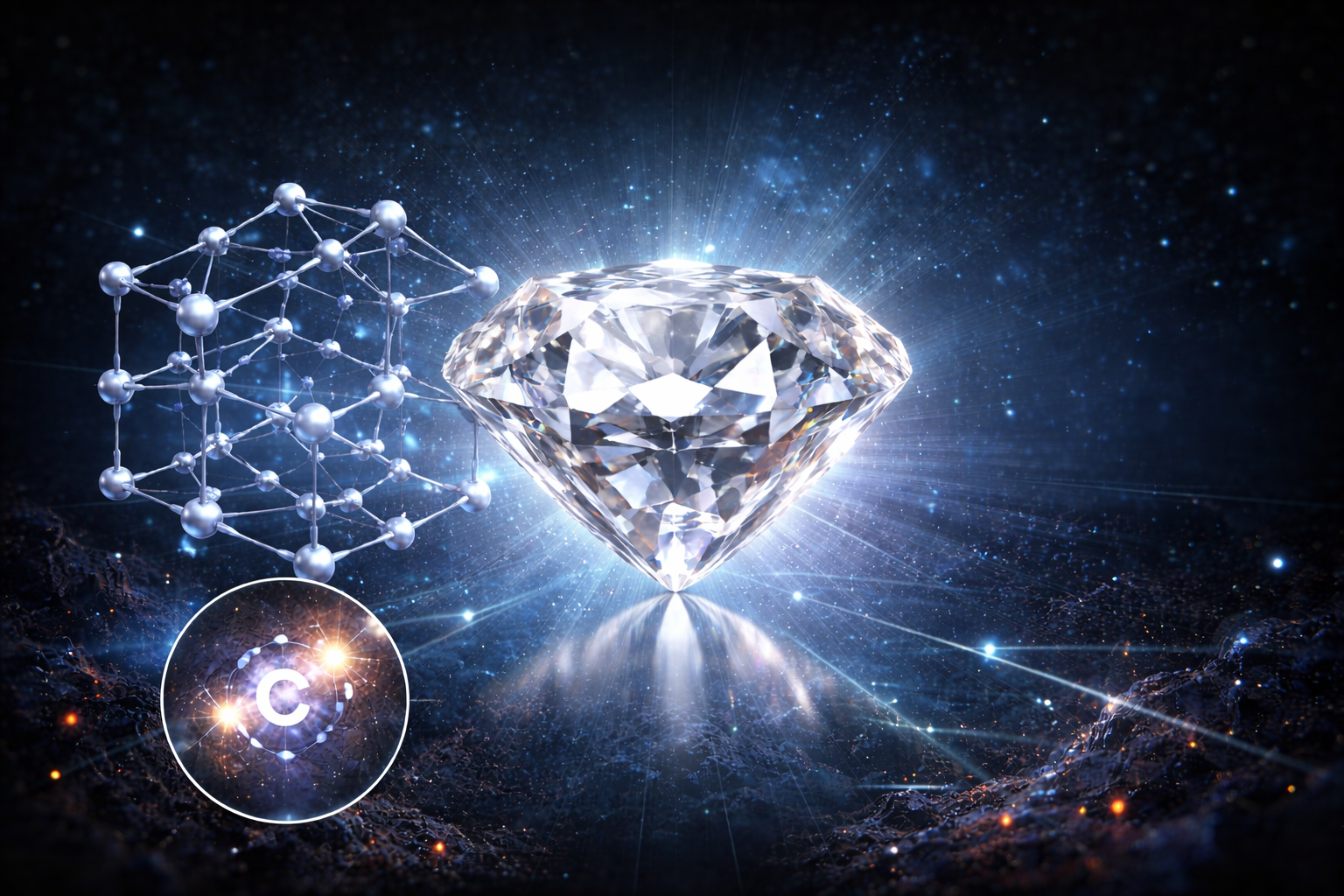 Diamond Crystal Structure and Physical Properties